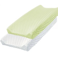 올로우라 교체 패드 커버 부드러운 밍키 도트 교체용 테이블 시트블랙, White&Lime Green