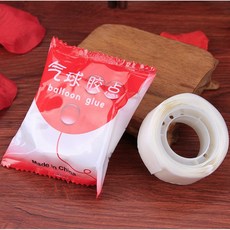 無痕點膠 氣球專用膠帶 氣球佈置黏膠, 1個, 氣球點膠100粒/捲