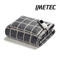 이메텍 담요 포켓 오버켓 GOK-918 그레이 체크, 1개