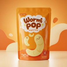 워미팝 건조밀웜 바삭한고소애 HACCP인증 국내산 밀웜 고단백 간식 전남도지사 인증제품, 2개, 25g