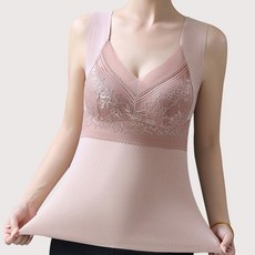 바바 시크릿 드랄론 발열브라탑 기모 보온 일체형 방한