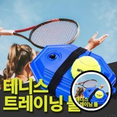 테니스 리턴볼 연습기 테니스 리턴볼 연습기 혼자 트레이닝 운동 스포츠 공 훈련 실내 dda+326qJ