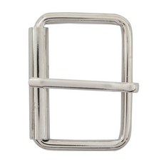 糊塗鞋匠 優質鞋材 N315 針通扣，皮帶扣/腰帶扣/背帶扣環/包包扣環，調節扣, F01 內徑38mm銀色