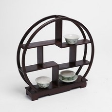 F02 원형 찻잔 다관 장식장 30x30cm 찻잔장식장 고jsy5+7jtp