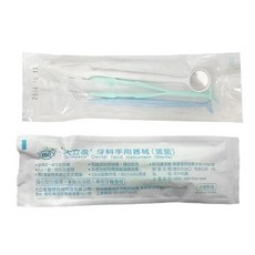 美莉達，大信立 三合一拋棄式牙鏡組，已滅菌台灣製牙科手用器械，口腔檢查必備, 1個, 30g