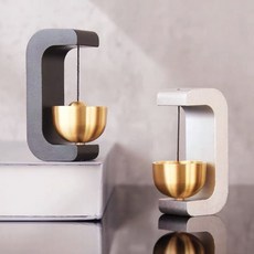 자석 문종 도어벨 출입문 풍경종 미니 현관 97053pc 1(EA), 블랙