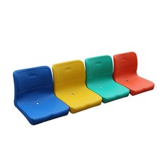 야구장 의자 플라스틱 벤치 체어 야외 고정 공원 관람 영업용 업소용 공원, 04.그린