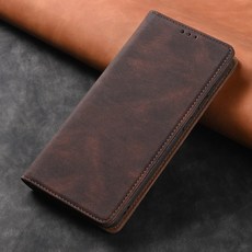 삼성 갤럭시 S24 S23 S22 S21 S20 FE Plus S25 울트라 북 케이스 카드 홀더 Funda 보호 커버 용 가죽 플립 지갑, For S22 Ultra, 커피, 1개