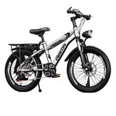 여아 입문용 두발자전거 20인치 저학년자전거 18인치, 18 인치, P. 실버 (짐받이+7단)