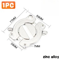 1/2pcs 탁상 접합 커넥터 테이블 가구 경첩 버클 잠금 데스크탑 나무 보드 패스너, 02 1PC