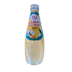 泰國 (1J1-2） Tas椰果椰奶 椰奶 草莓椰奶 芒果椰奶 果粒椰奶 奶香飲料, 1個, 155 椰果 椰奶芒果口味