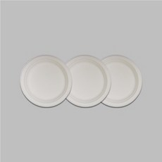 천운패키지 친환경 펄프 원형트레이 1호 1묶음, 125개