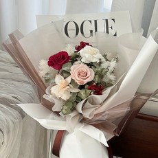 Floraflower 韓系永生花束-花間耳語〖熱銷花束〗情人節 520 七夕 畢業 告白 精美 質感 浪漫 超美 生日, 花束