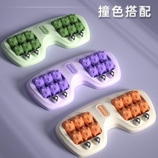 貓爪足底按摩器 滾輪按摩 磁珠按摩, 1個, 升級貓爪凸點+磁石按摩神器,紫色