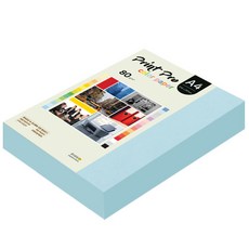 종이문화 프린트프로 칼라복사지 80g No.16 스카이블루, A4, 500매