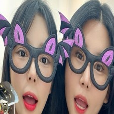 꿀이맘투 선글라스 안경 박쥐 할로윈안경