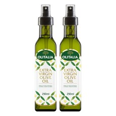 올리타리아 엑스트라버진 올리브유 직사형 스프레이타입, 250ml, 2개