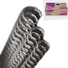 제본 3대1 투명 코일링 1kg 14mm 제본기링 제본용링