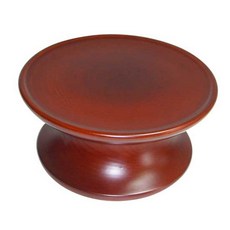/우성공예 물푸레 원목제기 중접시 15cm, 1개