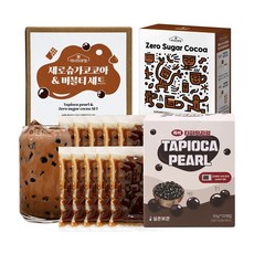 마녀의부엌 제로슈가코코아 & 상온타피오카펄 초코버블티펄세트, 15g, 10개입, 1개