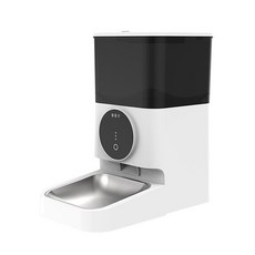 CATCOOL喵星仔 星球自動餵食器 4.5L 304不鏽鋼 APP連線 Wi-Fi連接, 白, 1個