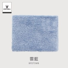 體溫魔術師 莫蘭迪混紡柔感圍脖 MIT台灣製 保暖脖圍 秋冬素色時尚圍巾, 雲藍, 1個