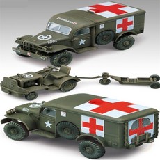 서무스토어 프라모델 미합중국육군 엠블런스와 견인차 스케일모형