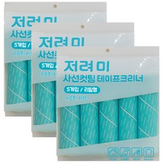 저려미 사선컷팅 테이프클리너 리필, 15개