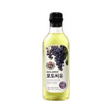 백설 포도씨유 부드러운, 500ml, 3개