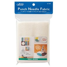 Clover可樂牌 打孔針織布57-767(50x55cm) 日本製造 手工藝打孔織物布 針織打孔布 小孔網布, 1個, 米色