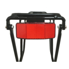 自行車後貨架反光片 - 高反光安全警示，夜間騎行必備, 圖二款紅色, 1個