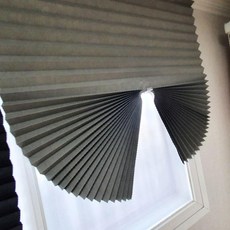 암막커튼 무타공 부착 암막 블라인드 그레이 OC_0322TG