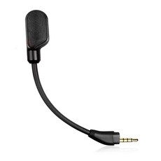 MICMXMO HyperX Cloud III 유선/무선 게이밍 헤드폰용 마이크 교체품 소음 제거 크리스탈 클리어 음성 백업 업그레이드 마이크 3.5mm 탈착식 붐 32921