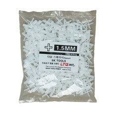 LTG 쿠사비 타일스페이스 타일간격제 십자 1.5mm 300개입, 1. 타일스페이스 1.5mm 십자(+) 흰색, 1개