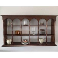 홈카페 수납장 엔틱 캐비닛 선반 그릇장 주방 찬장, 월넛