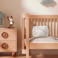 수유쿠션 순면 플리스 도톰 부드러운 아기 팔걸이 역류방지 신생아 침대쿠션 편안한 수유베개, 별 구름