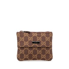 구찌 중고 2000-2015 GG 캔버스 컴팩트 지갑 파우치