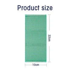 DIY 범용 인쇄 회로 기판 단면 PCB 프로토 타입 보드 10x10 1 개, 04 10x22cm