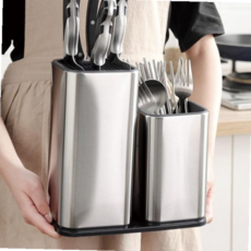 도마 정리 주방 칼 보관 칼블럭 수저통 수납 칼꽂이 거치대 59000EA 1EA, 칼꽂이 2구 세트