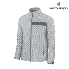 Youngjoo Kim 男士格子印花輕質防風夾克