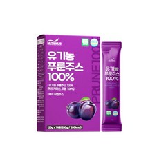 뉴트리너스 유기농 NFC 푸룬주스 100% (20g x 14포) 184830, 280g