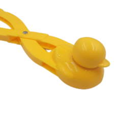 스노우덕 오리 눈사람 하트 스노우볼 메이커, 노란오리, 1개, 200g