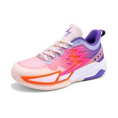 BALCUREY Womens Multicolor Basketball Shoes Non-Slip Breathable Fahsion Comfortable Outdoor Gym Sn