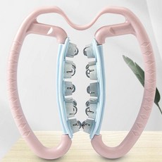 PM6 다리마사지기 종아리 허벅지 종아리알 마사지기 마사지롤러, 핑크
