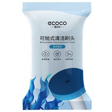 ECOCO一次性馬桶刷 (窄版小號附8刷頭/寬版大號附16刷頭) 可拋式清潔刷頭 無死角清潔 薰衣草/檸檬/海洋香, 8個, 海洋香型