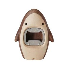 黑胡桃木 櫸木 鯊魚開瓶器, 如圖所示, 1個