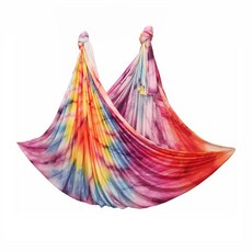 6 米新款空中瑜伽鞦韆吊床面料反重力梯形絲綢用於柔韌性和倒立治療鍛煉健身器材, N7