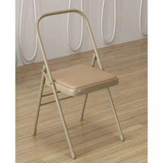 요가의자 필라테스 체어 접이식, 브라운(2중빔)