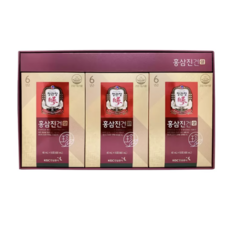 정관장 홍삼진건 40ml x 30포 6년근 홍삼 면역련 개선 피로회복 대추 구기자, 10회분, 3개