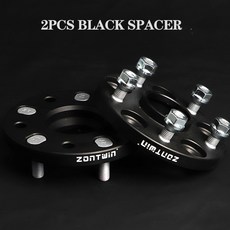 허브스페이스 휠 도요타 크라운 GT2000 프리우스용 알루미늄 스페이서 수트 PCD 5x100 CB 54.1mm 어댑터 5 매트 카펫 러그 15mm 20mm 25mm 30mm 2, [02] 15MM Black  Spacers
